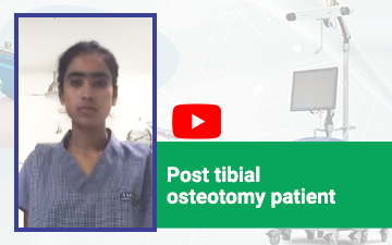 10 th post operative day of total knee replacement 